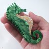 Green Hippocampus Claw Clip,Acetate Hair Clips,Small Claw Clips for Women