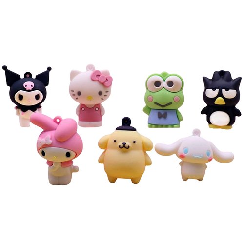 Gonii 7Pcs Cute Anime Cake Topper Set, Kawaii Anime Figure,Anime Theme Party Decoration Supplies,Gift for Anime Fans or Friends