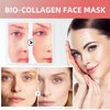 Ueseinl Deep Collagen Lifting Mask Overnight Bio-Collagen Jelly Gel Mask, Hydration Bio Collagen Overnight Hydrogel Face Mask, for Glass Glow Skin, Firming, Moisturizing and Evens Skin Tone, 4PCS