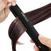FARI Mini Hair Iron, 1/2 Inch Ceramic Tourmaline Hair Straightener with Travel Bag, Dual Voltage Travel Iron for Worldwide Use, Temp 400F (Black)