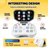 SIENBOR Fast Push Game 4 Modes Screen Handheld Dance Game Machine,Brain & Memory & Reaction & Speed Training Games Toy,Birthday Gifts for Boys Girls，Fidget Games Toys for Boys Girls (White)