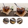 Hihelp 4 PCS Stainless Steel Straws Yerba Mate Bombilla Drinking Straws Free Cleaning Brush Include, Colorful, 6 Piece Set
