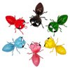 Cruis Cuka Metal Yard Art Garden Decorative Cute Ant Outdoor Wall Sculptures - Set of 6