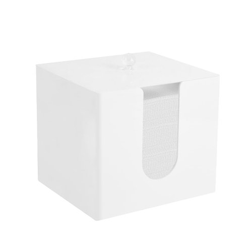 AshKiz Disposable Face Towel Holder, Face Towel Dispenser, Face Towel Storage Box, Dry and Wet Separation Acrylic Box for Face Towels(6.69x5.91x5.91inches)
