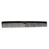 KREST COMBS Cleopatra Series 7 inch Flat Back Styler Comb Black (Pack of 12)(Model: 410)