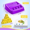 Educational Games for Kids Ages 3-8, Matching Letter Game for Kids Toys for 3-8 Year Olds Boys Girls Birthday Gifts for 3-8 Year Olds Girls Boys Preschool Kindergarten Educational Spelling Toys Purple