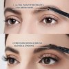 Eyebrow Pencil, Waterproof, Triangular Mechanical Pen, Brow Laninatation Kit, Draws Tiny Brow Hairs and Fills in Sparse Areas and Gaps, Dark Brown (black)