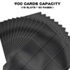 900 Pockets Trading Baseball Card Sleeves Binder, 50 Pages Double-Sided Protector Sports Card Binder Fit for MTG YU-GI-OH Cards, Football Cards, Game Cards, Standard Sized Cards for 3-Ring Binder