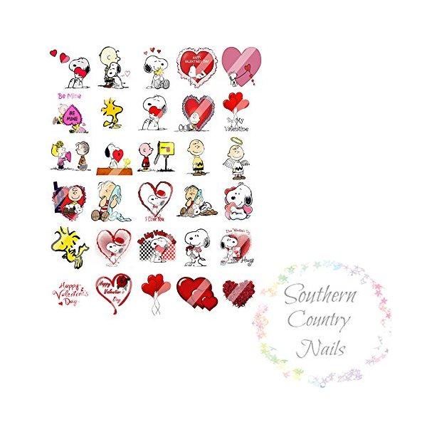 30 Valentine Nail Art Decals Nail Art Decals Decal