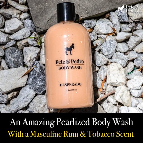 Pete & Pedro BAD BOY KIT - Mucho, Macho, Manly Men's Bodywash & Haircare Set | Bold Shampoo, Cowboy Conditioner, and Desperado Body Wash | As Seen on Shark Tank, Set of 3 Products