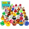 Rubber Ducks for All Holidays, Bulk 42 Pack - Includes 6 of Each Holiday, Christmas Valentines Easter Duckies, Bath Toys for Kids, Gift for Jeep Owners, Jeep Ducking