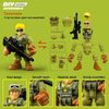MQSTARSRISE Army Men Soldiers Toy Set, Army Men with Weapons Military Playset with 2 Cases 1Truck 1Screwdriver,Birthday Gift for Toddler Boys