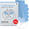 Baebody Advanced Snail Mucin Under Eye Masks (6 Pairs), Under Eye Patches for Puffy Eyes and Dark Circles, Hydrating Under Eye Patches to Reduce Fine Lines, Eye Gel Patches Korean Inspired