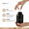 MAISONOVO Foaming Hand Soap Refills | 4 Mixed Foaming Hand Soap Refills + 1 Black Glass with Black Pump Foaming Dispenser | Hand Soap Foam Refill