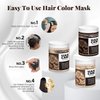 Joyful Young Semi Permanent Hair Color Mask, Hair Coloring Depositing Conditioner, Vegan Magic Hair Dye Conditioner, Colors Hair in Minutes Long Lasting Ammonia FREE, Cover Gray 300ml (GOLDEN BLONDE)