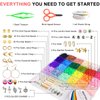 Redtwo 4200 Pcs Clay Beads Bracelet Making Kit, Friendship Preppy Flat Polymer Heishi Beads Jewelry Kits with Charms, Gifts for Teen Girls Crafts for Girls Ages 8-12 (4200pcs 24colors)