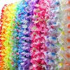 Myamy Hawaiian Leis for Luau Party Decorations: Hawaii Lays Tropical Silk Flower Necklace Bulk Beach Birthday Themed Party Favors Decor 36 Counts