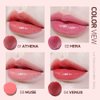 4 million units sold in Korea, Natural Tinted Korean Lip Balm, Petroleum/Paraben Free, Lip Butter | Lux Triple Lip CURE Glossy Balm VENUS (Ruby Red) (0.17oz)