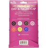 Annie - Ms. Remi Silky Satin Double Cotton - Lined Day and Night Cap - Comfort Elastic Band (Extra Jumbo - Black)