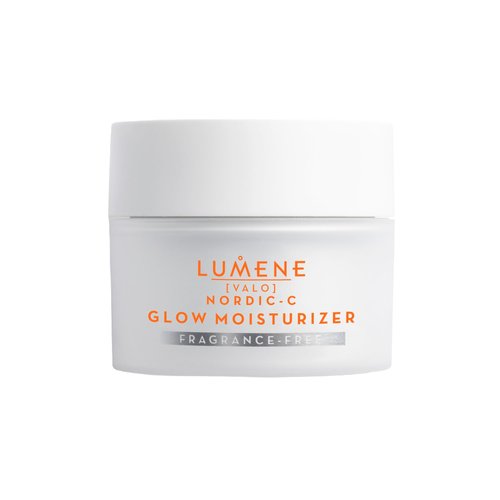 Lumene Nordic-C [Valo] Glow Moisturizer - Fragrance-Free Face Moisturizer for Dry Skin - Made with Hyaluronic Acid & Vitamin C for Visibly Brighter, Plumped Skin - 100% Vegan Skin Care (50 ml)