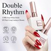 Double Rhythm 15ML Silver Glitter Gel Polish Color Reflective Sparkle Soak Off Nail Polish Manicure Salon DIY at Home (Silver-B1125)