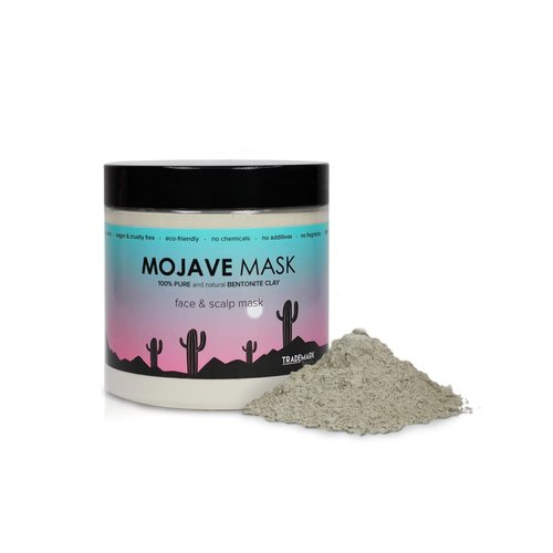 Trademark Beauty Mojave Mask - Clay Face Mask, Bentonite Clay Powder, Reduces Breakouts, Pore Mask, Vibrant Skin Complexion, Deep Cleanse Detox