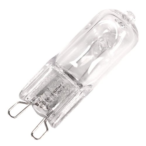 OSRAM SYLVANIA Capsulate Halogen lamp, T12, 40 Watt, 120 Volts, G9 Bivin, Clear, Tungsten, Single End-Sx-0718618