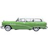 1954 Century Estate Wagon Willow Green and White 1/87 (HO) Scale Diecast Model Car by Oxford Diecast 87BCE54003