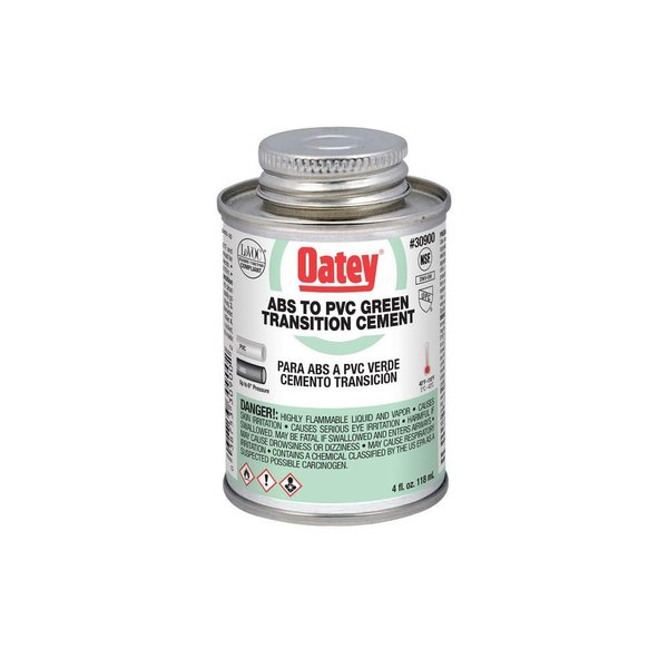 Oatey 30900, 4 oz, Green Hydraulic Cements