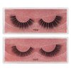 10 pairs of 10 different 6D artificial exaggerated fluffy mink eyelashes, dramatic false eyelashes, reusable（Y)