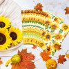 Sunflower Paper Napkins, 40PCS Sunflower Paper Napkins Disposable, Sunflower Party Supplies Birthday Decorations, Sunflower Party Dinner Paper Napkins for Wedding, Theme Party, Birthday, 4.3x7.9 Inch