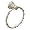 Moen Y2686BN Banbury Hand Towel Ring, 0.4, Brushed Nickel