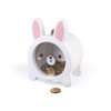 Janod White Bunny Rabbit Money Saving Piggy Bank - 3 Years + - J04654