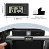Suvnie Car Dashboard Digital Clock, Mini Portable Digital Vehicle Electronic Digital Clocks with Clear LCD Display, Adhesive Automotive Interior Clock for Car Truck Home Desk Office