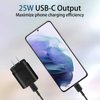 2Pack USB C Charger, 25W Type C Charger Fast Charging with USB C to C Charger Cable 6FT Android Phone Charger for Galaxy S23 Ultra/S23/S23+/S22/S22 Ultra/S22+/S21 Ultra/S20 Ultra/Note 20
