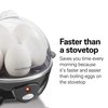 Hamilton Beach 3-in-1 Electric Egg Cooker for Hard Boiled Eggs, Poacher, Omelet Maker & Vegetable Steamer, Holds 7, Black (25507)