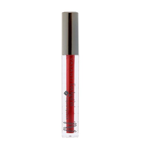 VASANTI Locked in Liquid Lipstick - Lust At First Sight (Rich Red) - High Pigmented, Hydrating, Nourishing, Non-Sticky, Smudge-proof, Matte Liquid Lipstick - Natural, Organic, Paraben-Free