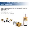 CNBTR 12mm DC Speed Reduction Gear Motor Gearwheel Replacement for GA12-N20 1000RPM Miniature Metal Electric 6V(DC1.5 to 12.0V) with 10mm Output Shaft Set of 10