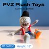 Dyharnsty 3Pcs Plants vs Zombies Plush Toys Zombie Sets,PVZ Stuffed Figure Doll for Children, Great Gifts for Kids and Fans