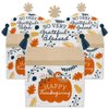 Big Dot of Happiness Happy Thanksgiving - Treat Box Party Favors - Fall Harvest Party Goodie Gable Boxes - Set of 12