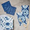 Shibori Beverage Napkins, 24 ct