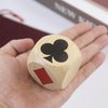 Trump Markers Euchre Pinochle Bridge Playing Cards Whist Cards Trump Marker Dice Euchre Cube Card Deck Trump Marker Game Dice Indicator Gifts for Euchre Pinochle Bridge Enthusiasts (2 in) (1 Pc)