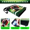 400 Pockets Football Cards Binder,Trading Cards Holder Card Collectors Album,Trading Card Binder 4 Pocket with 50 Removable Sleeves