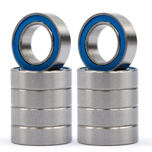 ACEKEEPS 10pcs RC Ball Bearings 6x10x3mm MR106-2RS Bearings for 1/10 1/7 1/8 Arrma Traxxas HSP Tamiya RC Car (6x10x3mm)