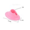 SUKPSY 4 Pcs Soft Rubber Nail Polish Bottle Holder Anti-spill Bottle Stand Manicure Display Tools Nail Art Supplies for Nail Organizer Display