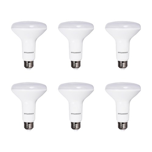 Sylvania Flood BR30 LED Light Bulb, 100W = 15.5W, Dimmable, 10 Year, 1450 Lumens, 5000K, Daylight (41256) , 6 Count (Pack of 1)