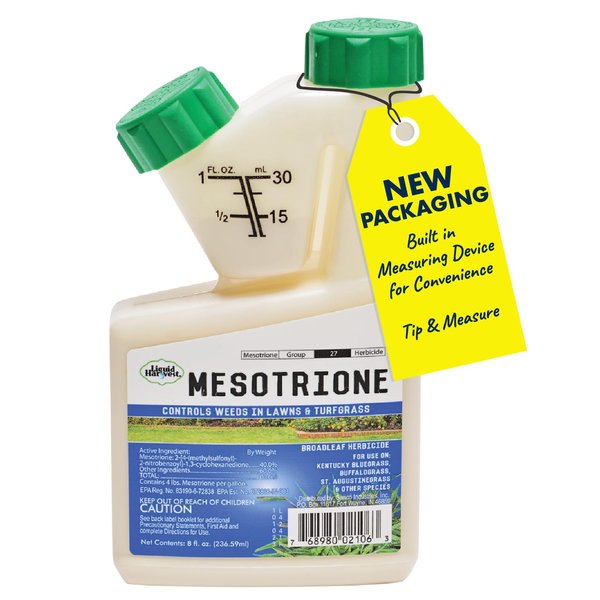 Liquid Harvest Mesotrione - 8oz - Mesotrione Concentrate (Compare to Tenacity) - Pre and Post-Emergent Weed Killer for Lawn and Turf Grasses