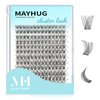 MH Lash Clusters Cluster Eyelash Extensions Individual Cluster Lashes Super Soft Wispy Eyelash Clusters Reusable 7 Times, Easy DIY Lashes at Home (Sleep Baby Ultra-thin, 8-18mm, 168PCS)