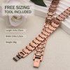 MagEnergy Mens Copper Magnetic Bracelets 9" Link Adjustable 99.9% Pure Copper with Double Raw 3500 Gauss Magnets Jewelry Gifts