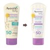 Aveeno Baby Continuous Protection Zinc Oxide Mineral Sunscreen Lotion for Sensitive Skin, Broad Spectrum SPF 50, Tear-Free, Sweat- & Water-Resistant, Paraben-Free, Travel-Size, 3 fl. oz